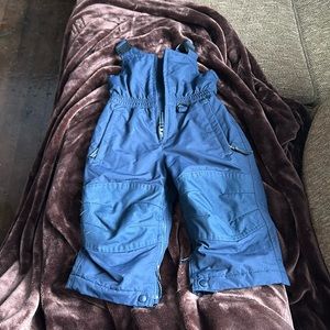 Lands' end 2t blue winter bibs
